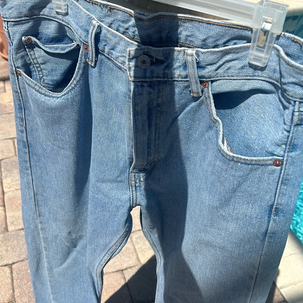 Levi's Strauss VTG 505 Regular Fit 36x32 bootcut VTG Cotton Men's Jeans GUC - Picture 11 of 13